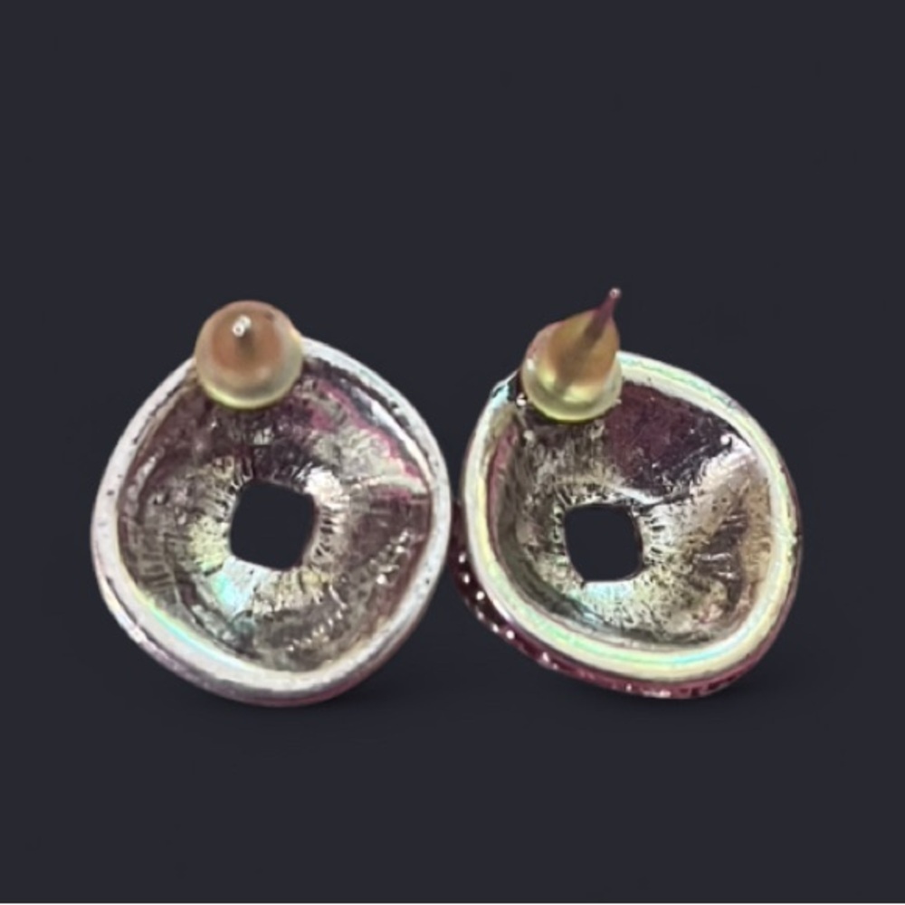 Brighton Elegant Silver Crystal Love Knot Earrings - Picture 2 of 3